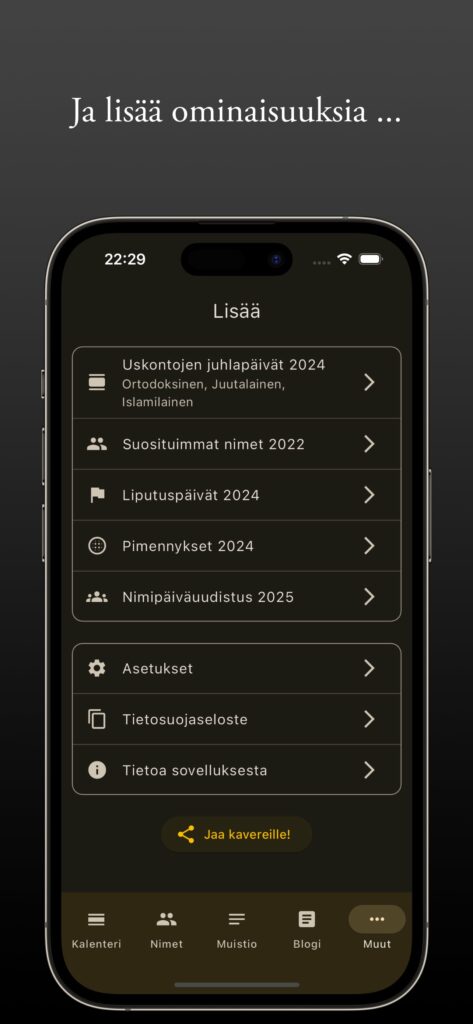 Almanakka, kuvakaappaus 3