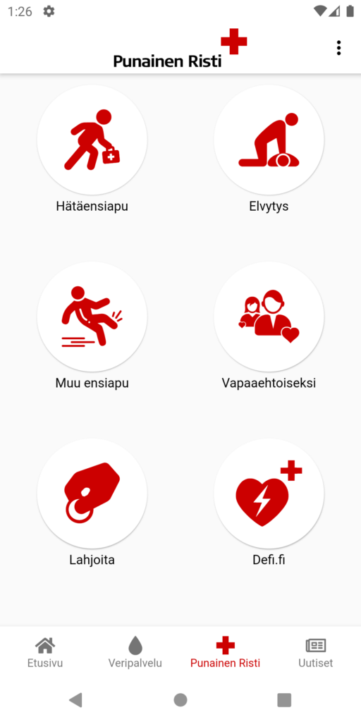 Suomen Punainen Risti, kuvakaappaus 3