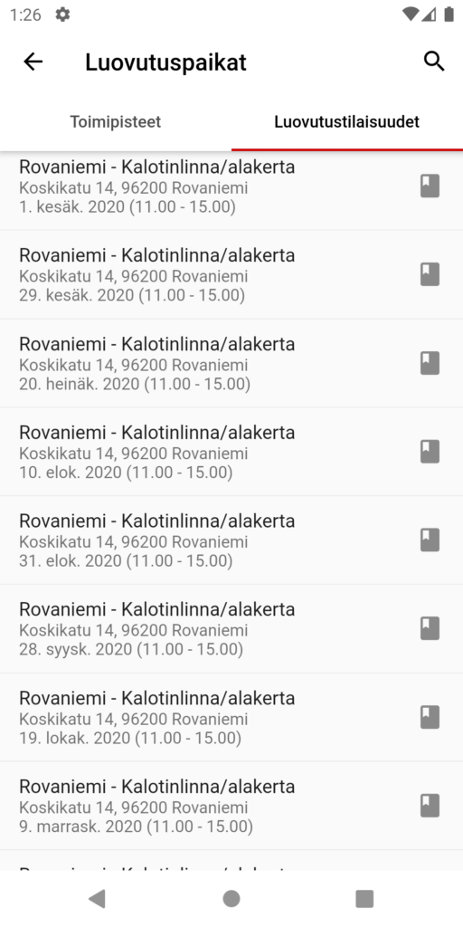 Suomen Punainen Risti, kuvakaappaus 5